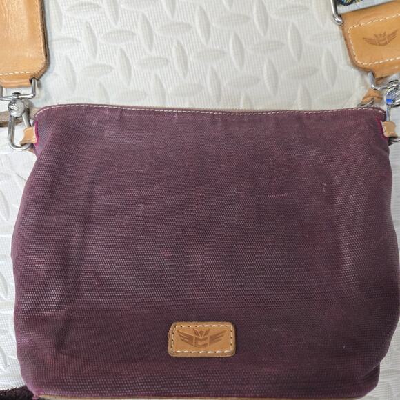 Consuela Crossbody Purse Sonoma Wedge Floral Embroidered Bohemian Hippie Red - Picture 15 of 15